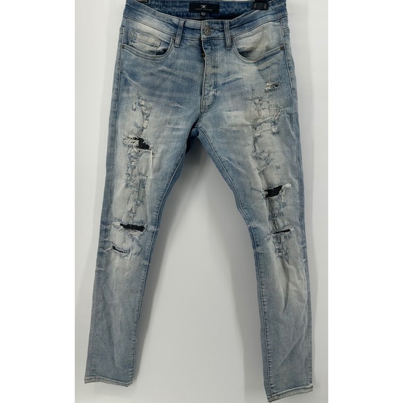 Jordan Craig Other - Jordan Craig Legacy Edition Ross Distressed Slim Fit Jeans Light Wash Blue 32x32